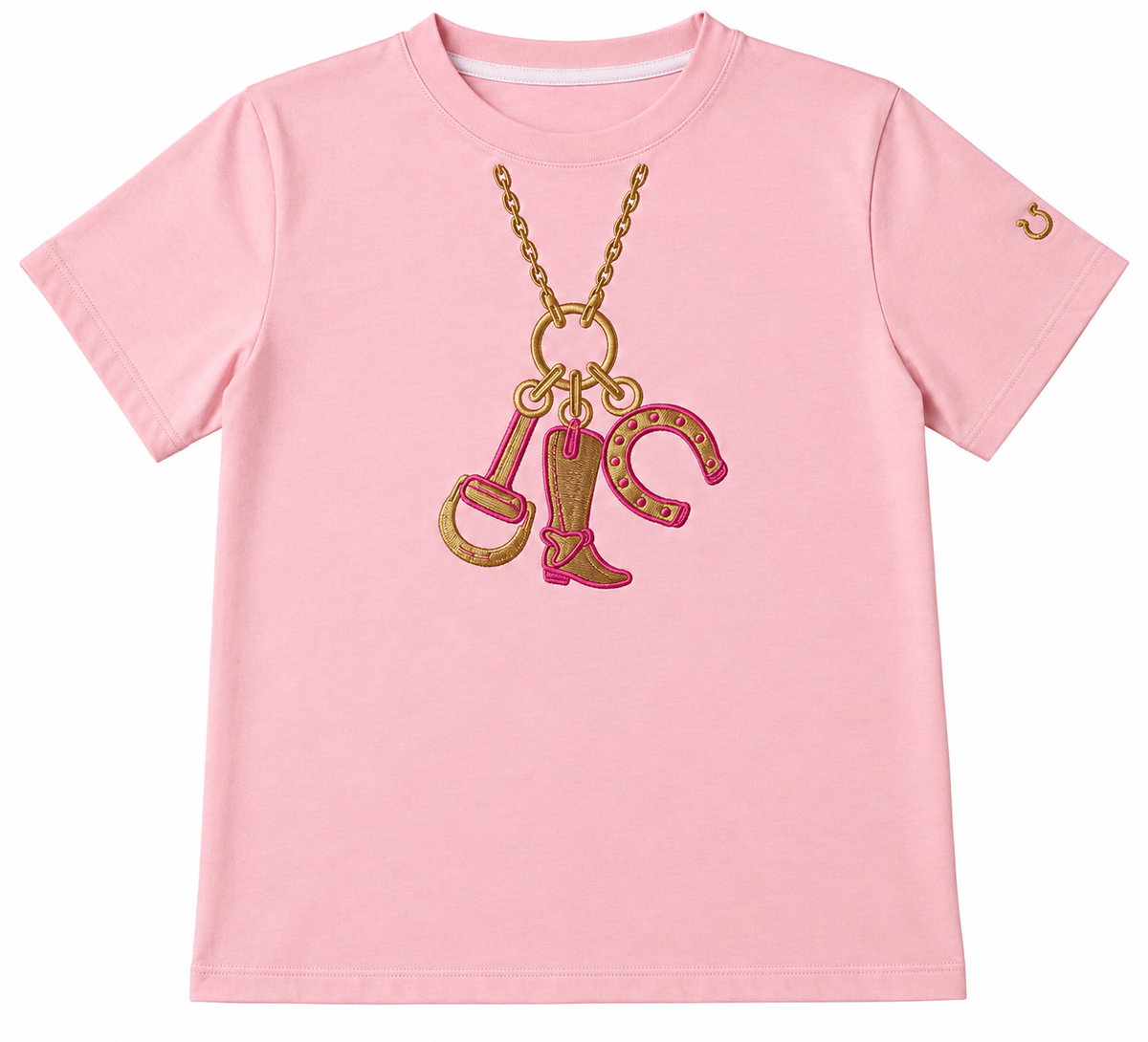 Camiseta larga collar vaquero