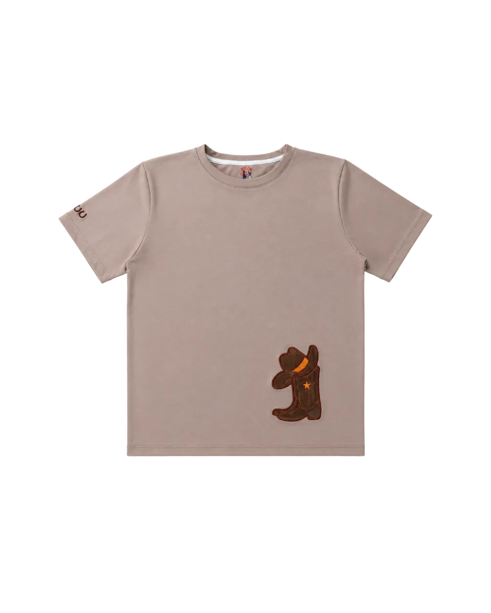 Camiseta larga Rodeo velvet naranja