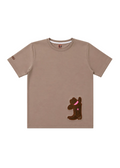 Camiseta larga Rodeo velvet fucsia