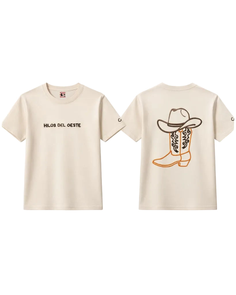 Camiseta larga Crema rodeo