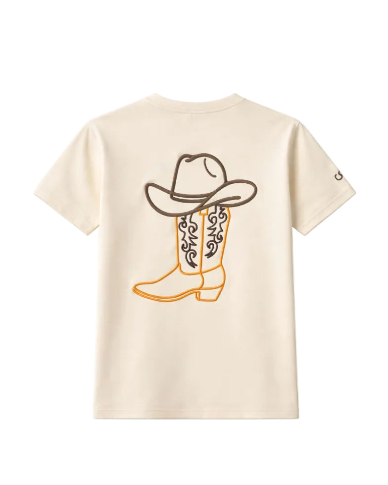 Camiseta larga Crema rodeo