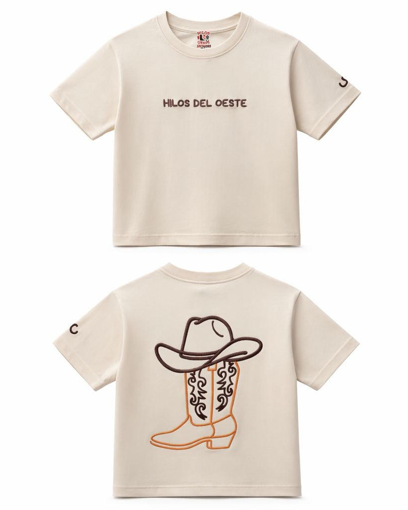 Camiseta Corta Crema rodeo